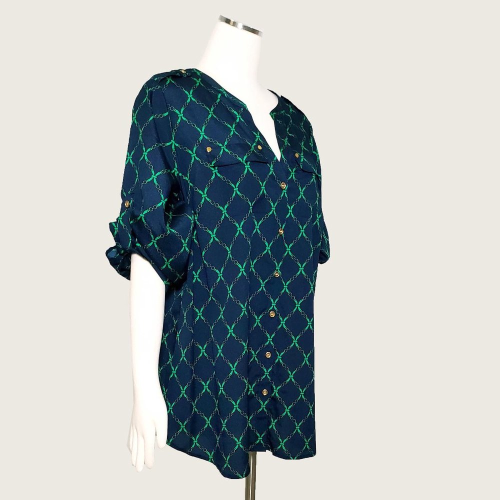 Charter Club Woman Cable Blouse - Picture 2 of 8